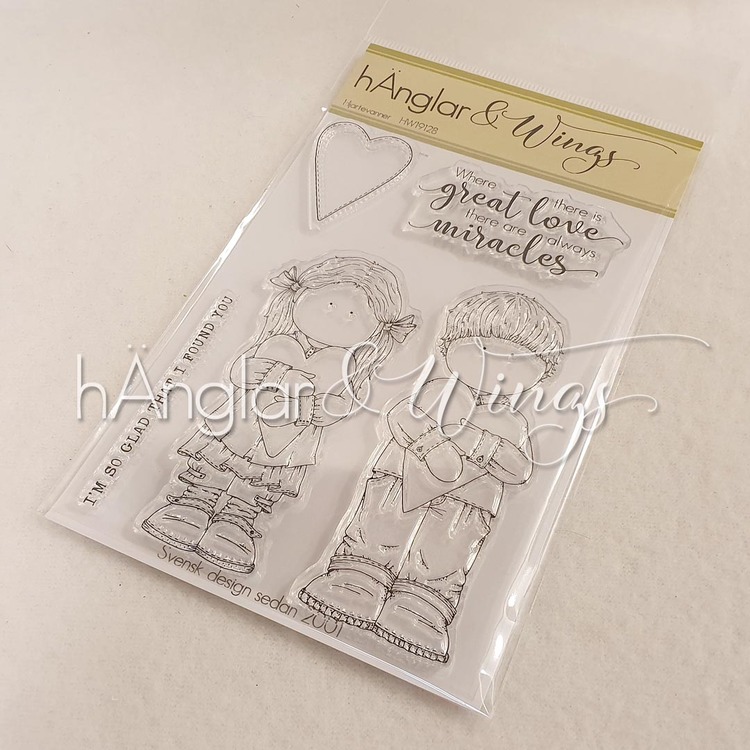 HW  Clear Stamps  Hjärtevänner