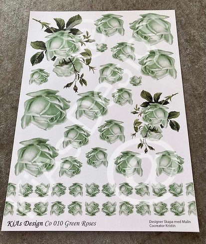 KiAs Design C0 010 Green Roses