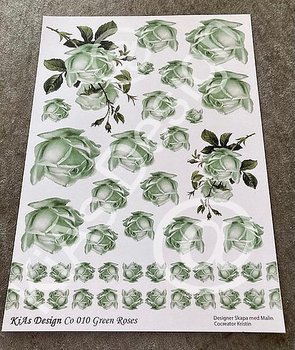 KiAs Design C0 010 Green Roses