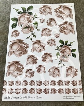 KiAs Design C0 008 Brown Roses