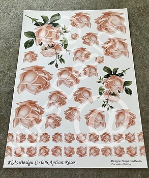 KiAs Design C0 006 Apricot Roses