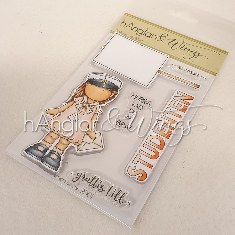 HW  Clear Stamps Studenttjej