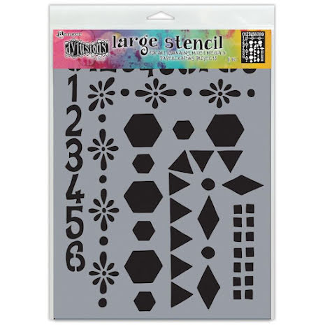 Dylusions Stencil 9X12 - Quilt N More