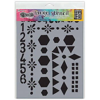 Dylusions Stencil 9X12 - Quilt N More