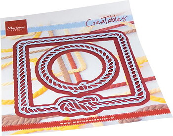 Marianne Design dies -Rope Frames , Square & Circle
