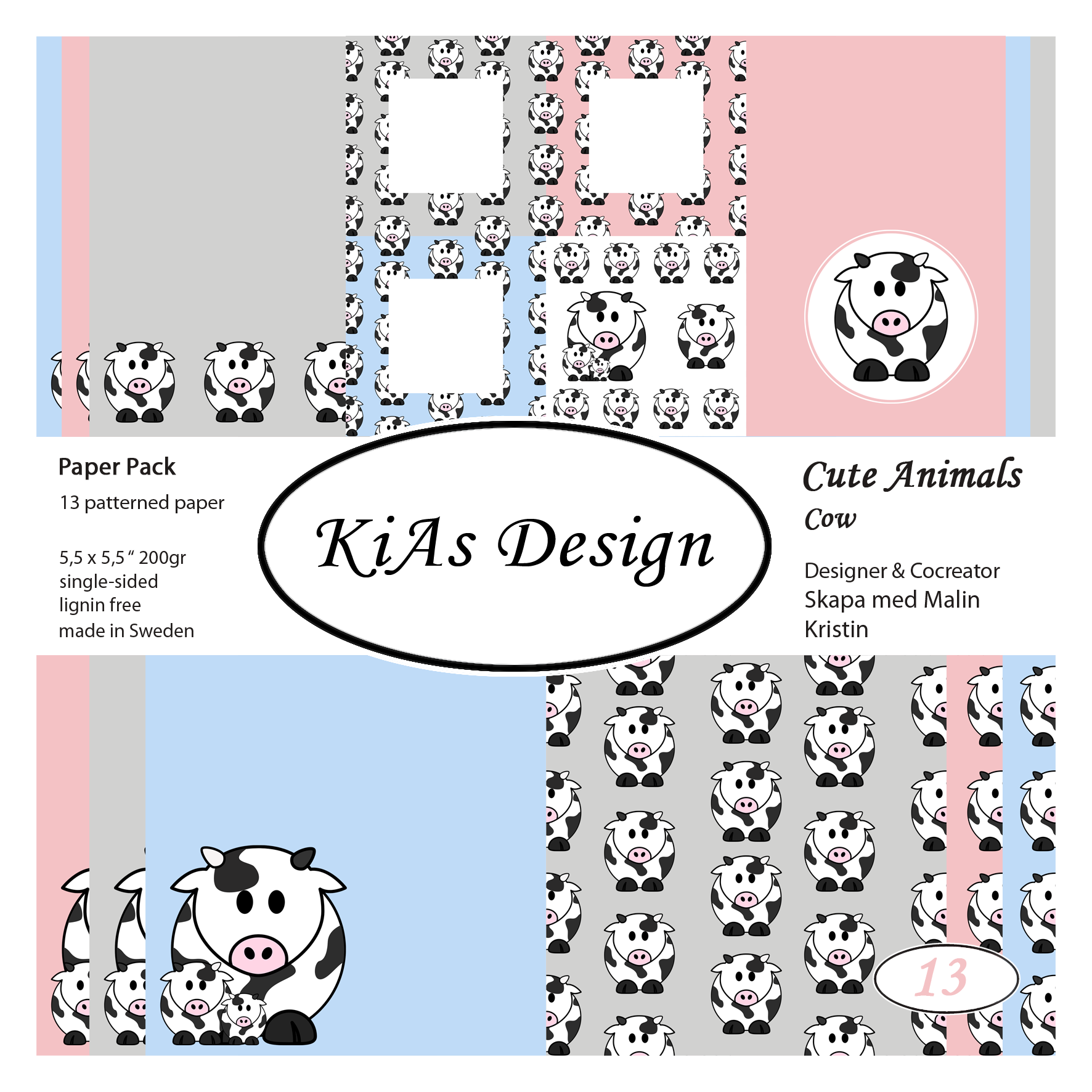 PP KD -Cute Animals Cow