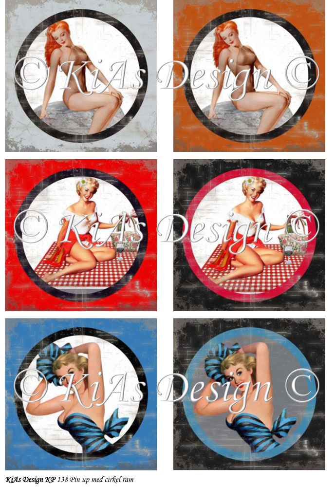 KD Klippark 138 Pin up med cirkelram