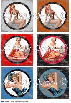 KD Klippark 138 Pin up med cirkelram