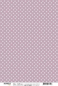 Reprint A4 RBC103 Vintage rosa stjärnor