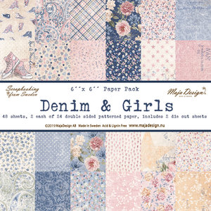MD  Paper Pack 6x6 -Denim & Girls