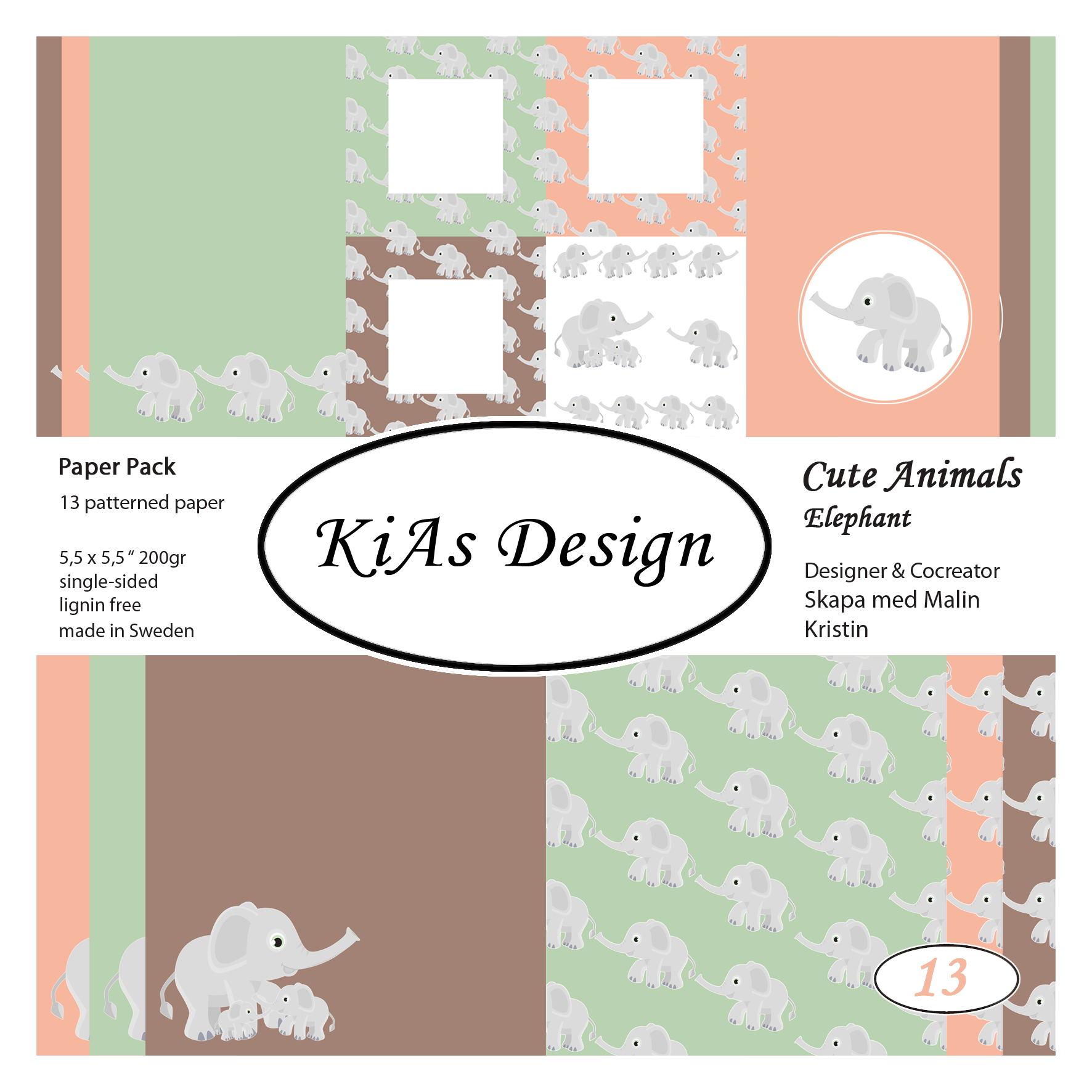 PP KD -Cute Animals Elephant