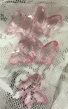 KB Plast Fjärilar -Ljus Rosa