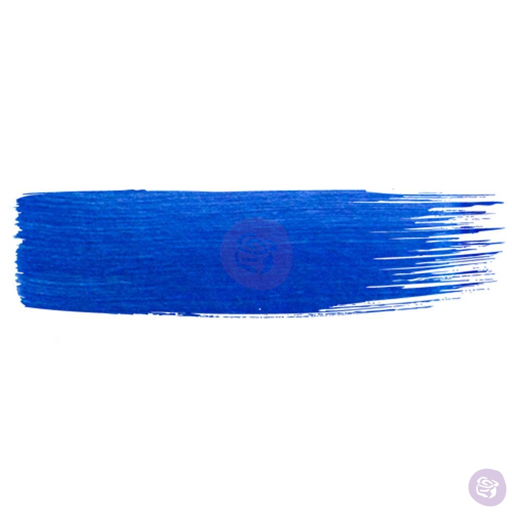Prima Finnabair Art Alchemy Acrylic Paint 50ml - Metallique Royal Blue - 2