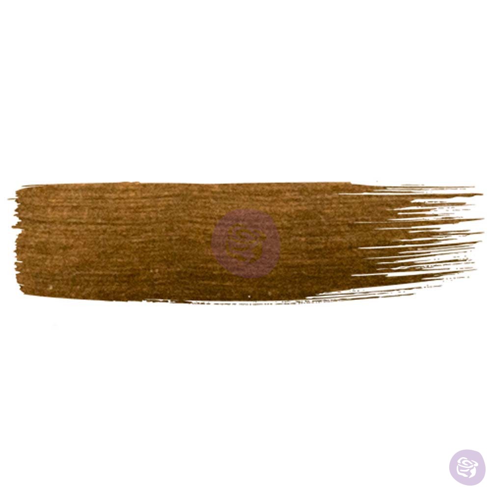 Prima Finnabair Art Alchemy Acrylic Paint 50ml - Metallique Rustic Brown - 2