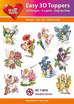 HC Easy 3D Toppers -Garden Fairies