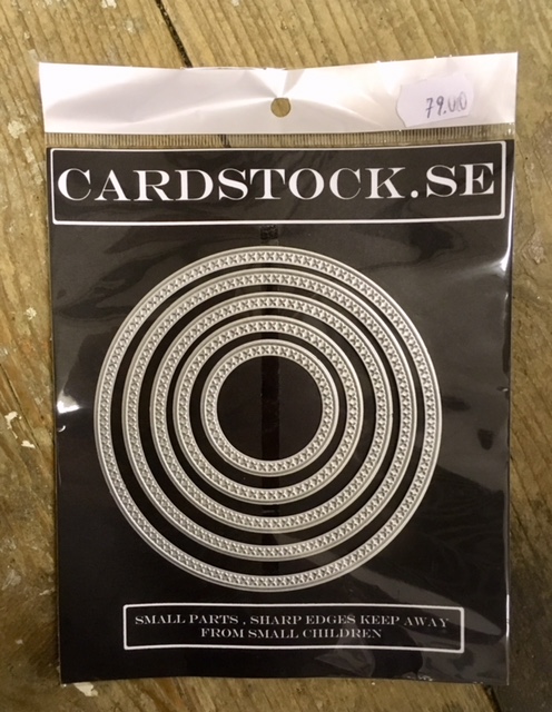 Cardstock.se 001 Die Cirkel med kryss