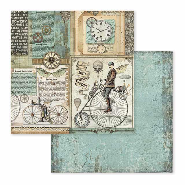 Stamperia SBB602 Fantastiques retro bicycle