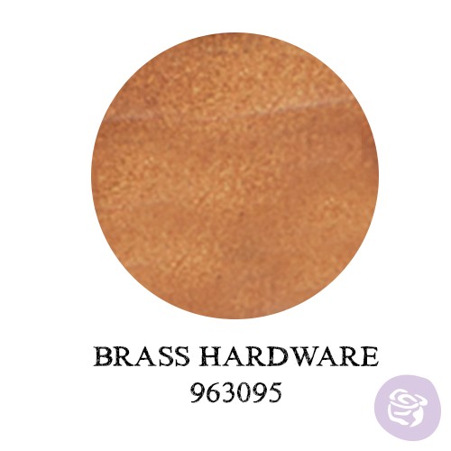 Prima Finnabair Art Alchemy Acrylic Paint 50ml - Metallique Brass Hardware - 2