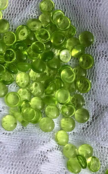 KB Halvdroppar Lime Gröna i genomskinlig plast