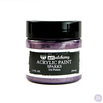 Prima Finnabair Art Alchemy Acrylic Paint 50ml - Sparks Iris Potion