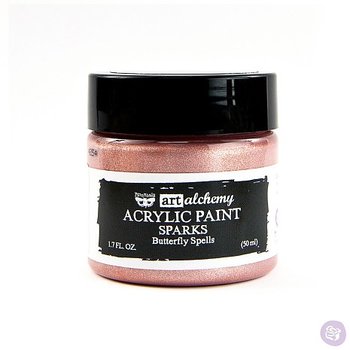 Prima Finnabair Art Alchemy Acrylic Paint 50ml - Sparks Butterfly Spells
