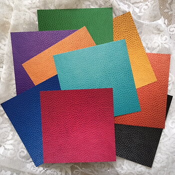 PP KD -Colored paper patterns with Leather imitation 