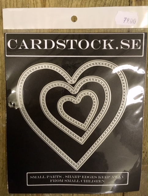 Cardstock.se 007  Die Hjärta med kryss