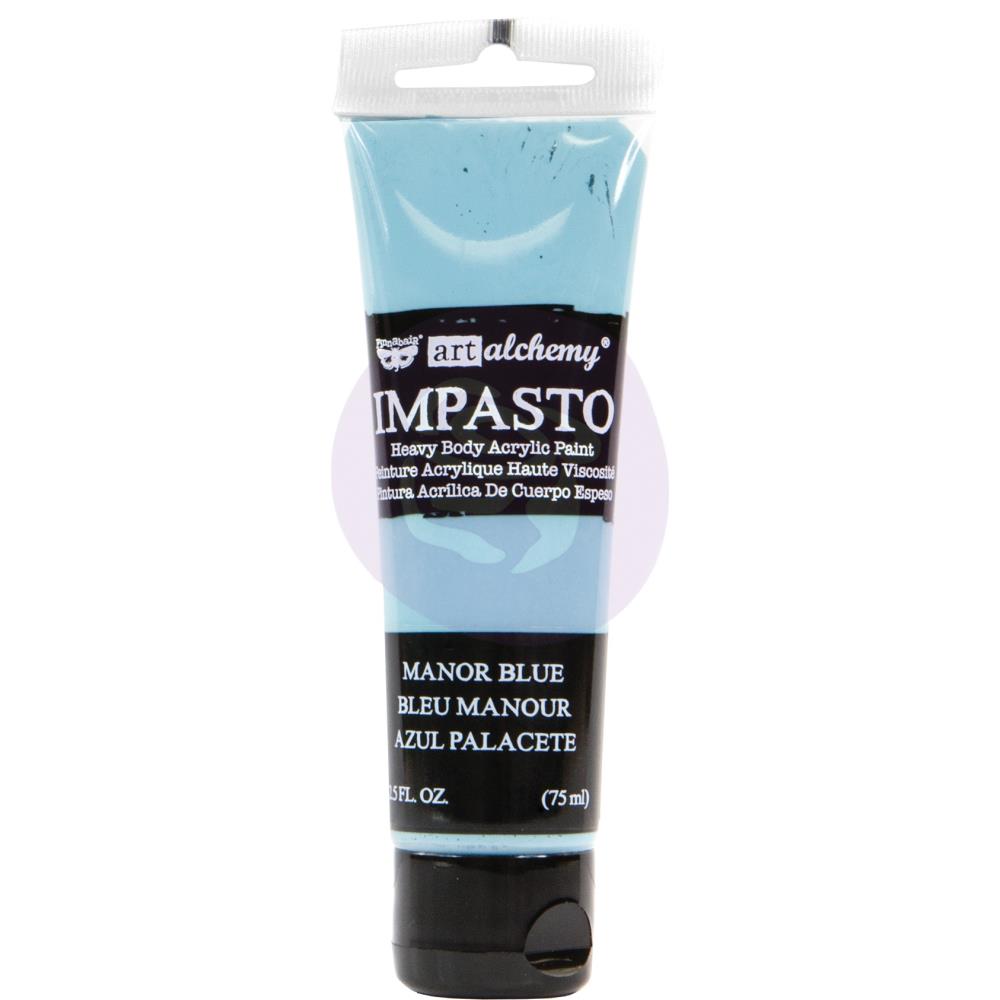 Prima Finnabair Art Alchemy Impasto Paint 75ml -Manor Blue