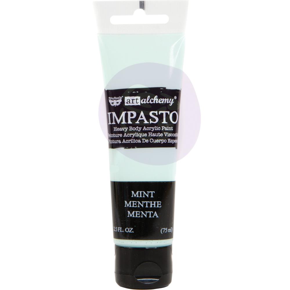 Prima Finnabair Art Alchemy Impasto Paint 75ml -Mint