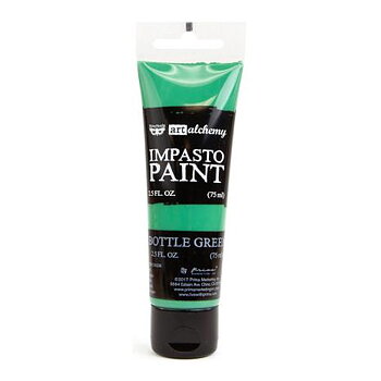 Prima Finnabair Art Alchemy Impasto Paint 75ml -Bottle Green