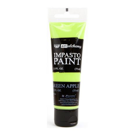 Prima Finnabair Art Alchemy Impasto Paint 75ml -Green Apple