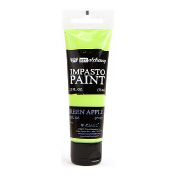 Prima Finnabair Art Alchemy Impasto Paint 75ml -Green Apple