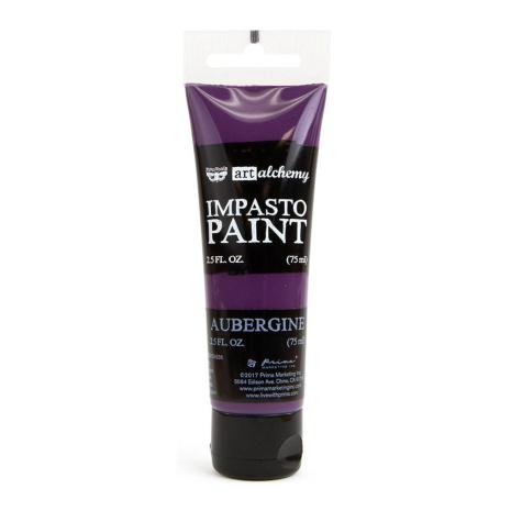 Prima Finnabair Art Alchemy Impasto Paint 75ml -Eggplant