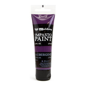 Prima Finnabair Art Alchemy Impasto Paint 75ml -Eggplant