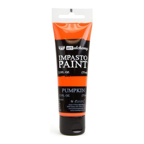 Prima Finnabair Art Alchemy Impasto Paint 75ml -Pumpkin