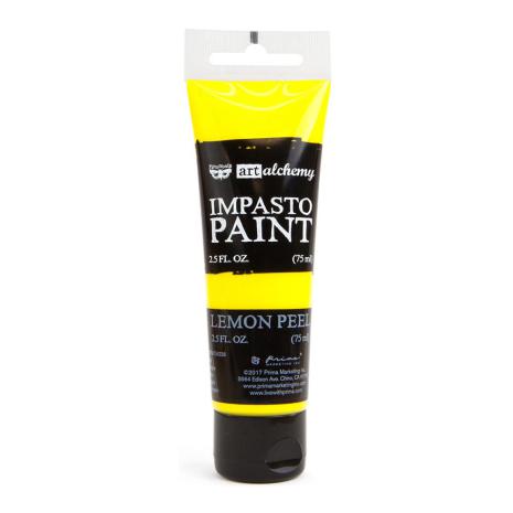 Prima Finnabair Art Alchemy Impasto Paint 75ml -Lemon Peel