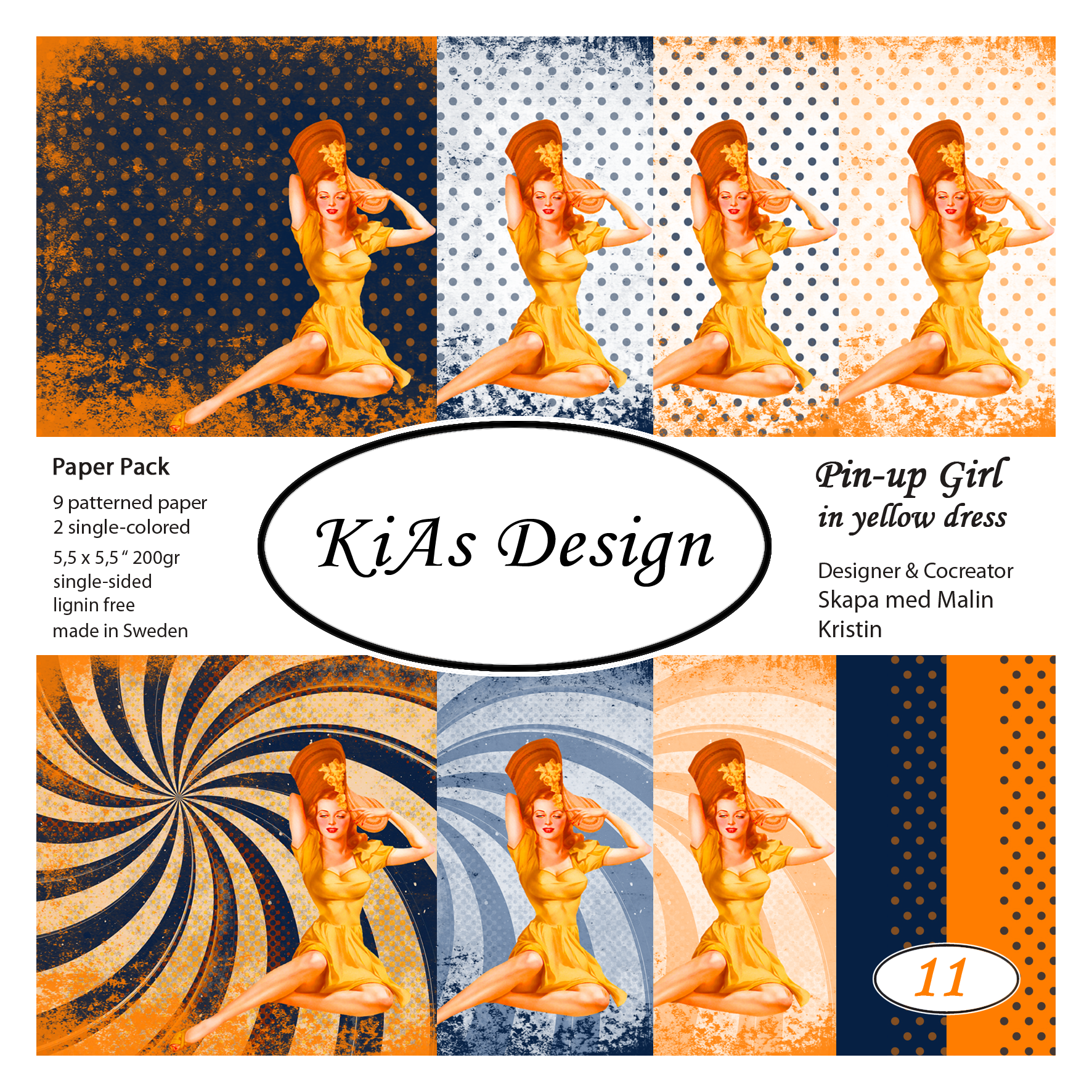 PP KD -Pin-Up Girl in yellow hat