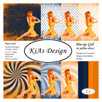 PP KD -Pin-Up Girl in yellow hat