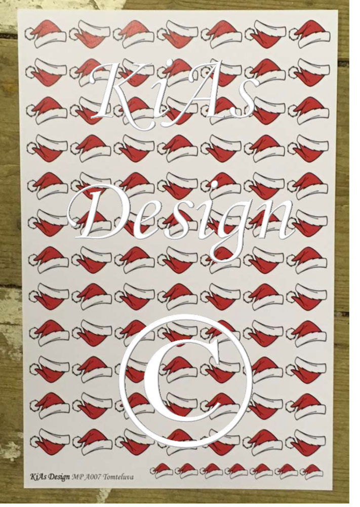 KD Mönsterpapper A007 Tomteluva