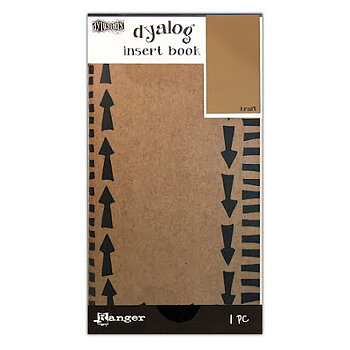 Dylusions Dyalog Insert Book -Kraft