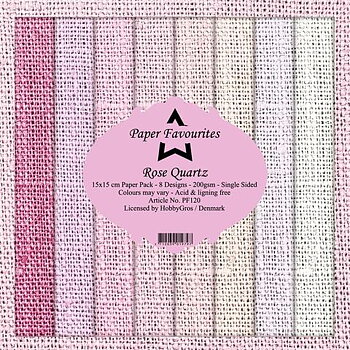 Paper Favourites PP 6x6 Rose Quartz 