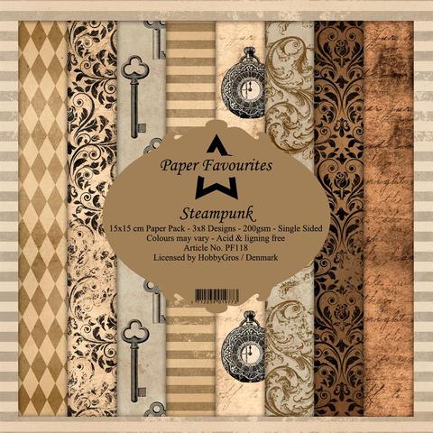 Paper Favourites PP 6x6 Steampunk