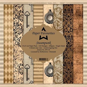 Paper Favourites PP 6x6 Steampunk