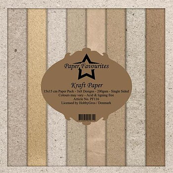 Paper Favourites PP 6x6 Kraft Paper