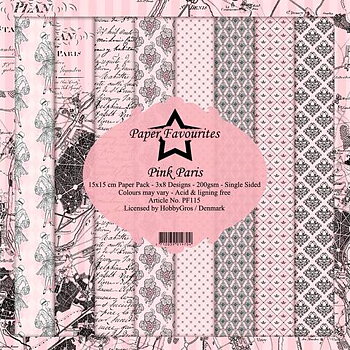 Paper Favourites PP 6x6 Pink Paris