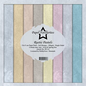 Paper Favourites PP 6x6 Rustic Pastels