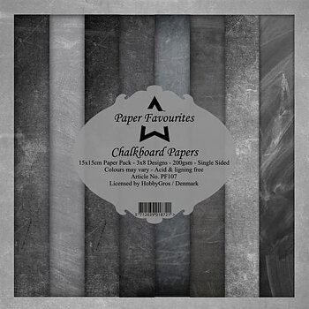 Paper Favourites PP 6x6 Chalkboard Papers