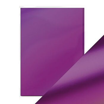 Tonic Studios Craft Perfect Mirror Card A4 - Purple Mist Satin