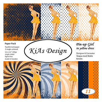 PP KD -Pin-Up Girl in yellow dress
