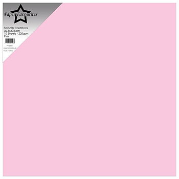 Cardstock Paper Favourites Släta -Pink